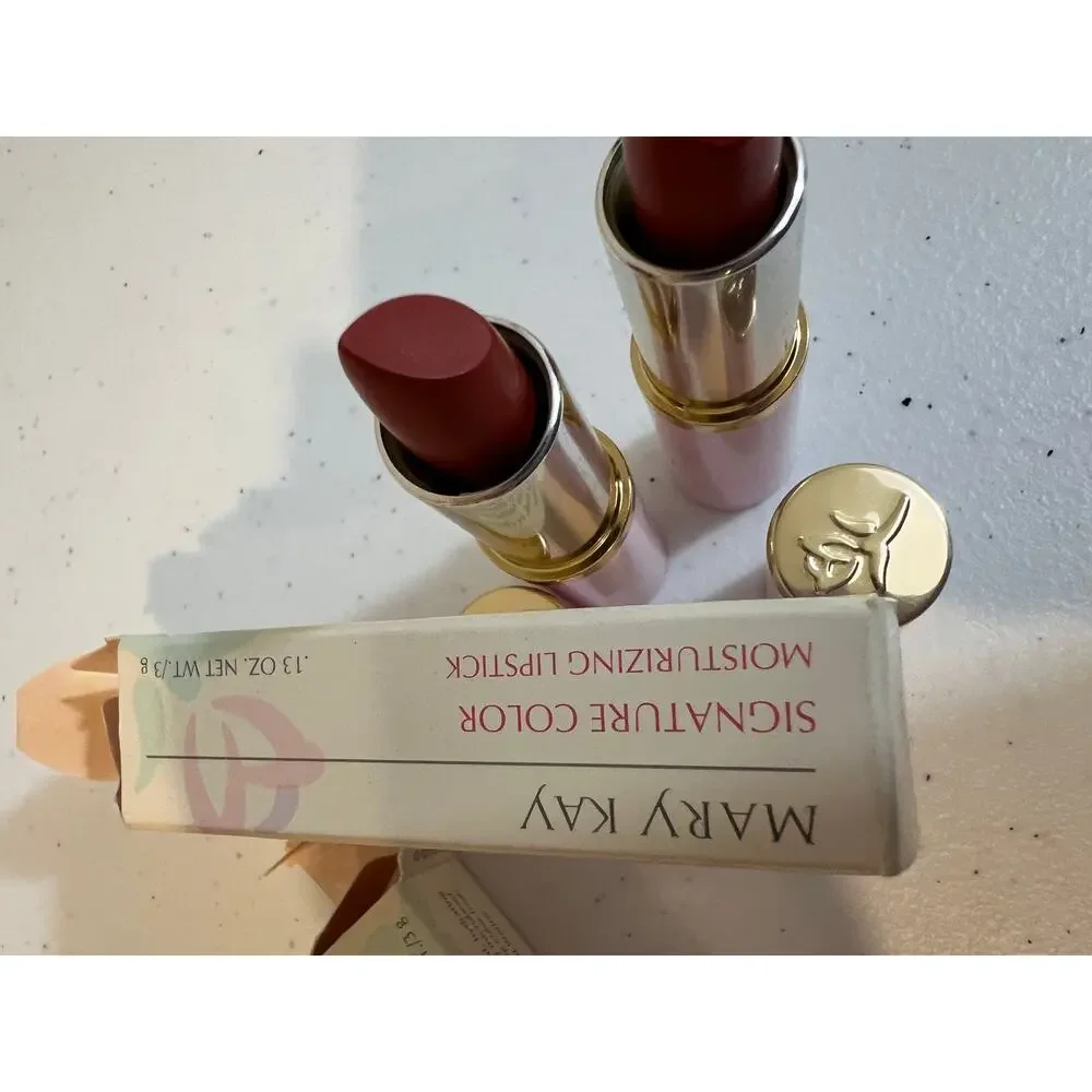 2 Tubes Mary Kay Signature color‎ Praline NEW Lipstick
